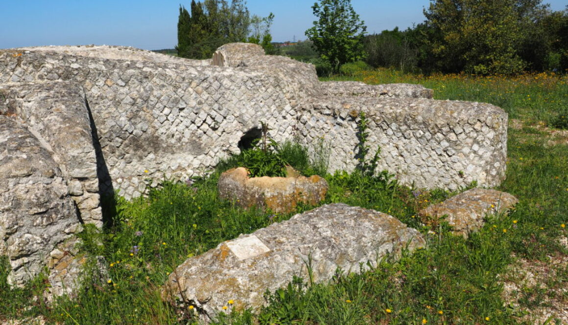 CASTEL DI GUIDO, VILLA ROMANA DELLE COLONNACCE : “Il Giardino Antico”