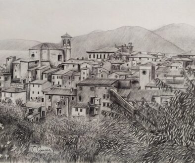 Castelnuovo di Farfa-Disegno di Tatiana Concas