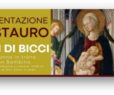 Viterbo: presentazione del restauro dell’opera di Neri di Bicci “Madonna in trono con Bambino”FONDAZIONE-CARIVIT-invito