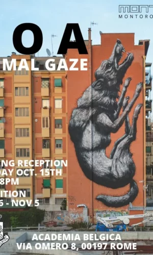 ROMA-Academia Belgica-Mostra: ROA. Animal Gaze