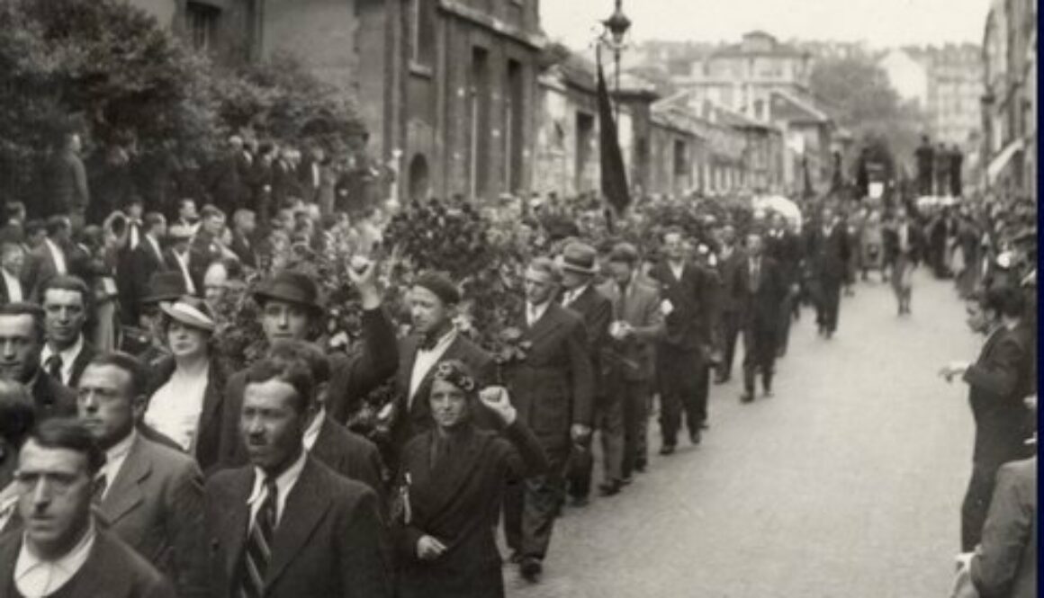 funerali di Carlo e Nello Rosselli (Parigi, 19 giugno 1937)