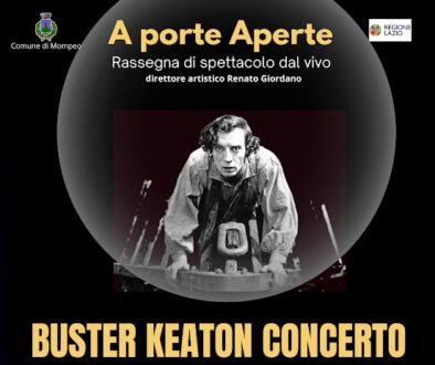 Mompeo (Rieti)-“BUSTER KEATON CONCERTO” di Alessandro Gwis, una musica magica per il grande comico del cinema muto-Biblioteca DEA SABINA