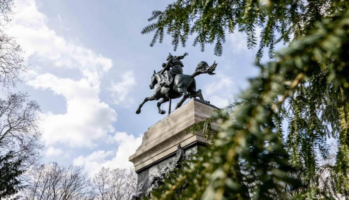 Roma-monumento equestre ad Anita Garibaldi al Gianicolo-